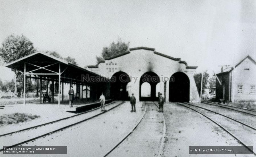 Postcard: Railroad Station, Essex Junction, Vermont